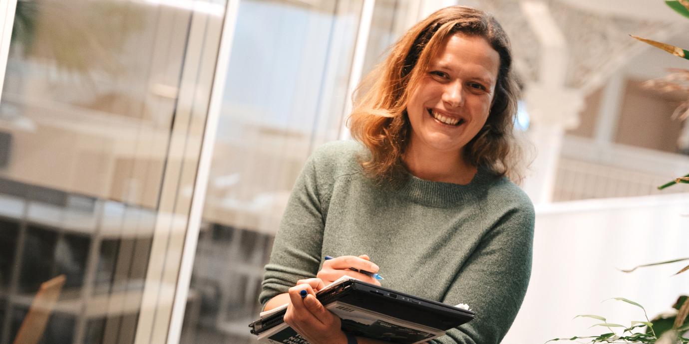 Fanny-Reygaert_Portrait Portrait de Fanny Reygaert, fondatrice de Momentum, consultante en durabilité et communication responsable